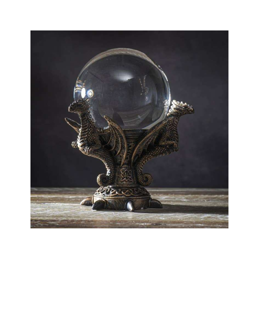 Dragon Gazing Crystal Ball