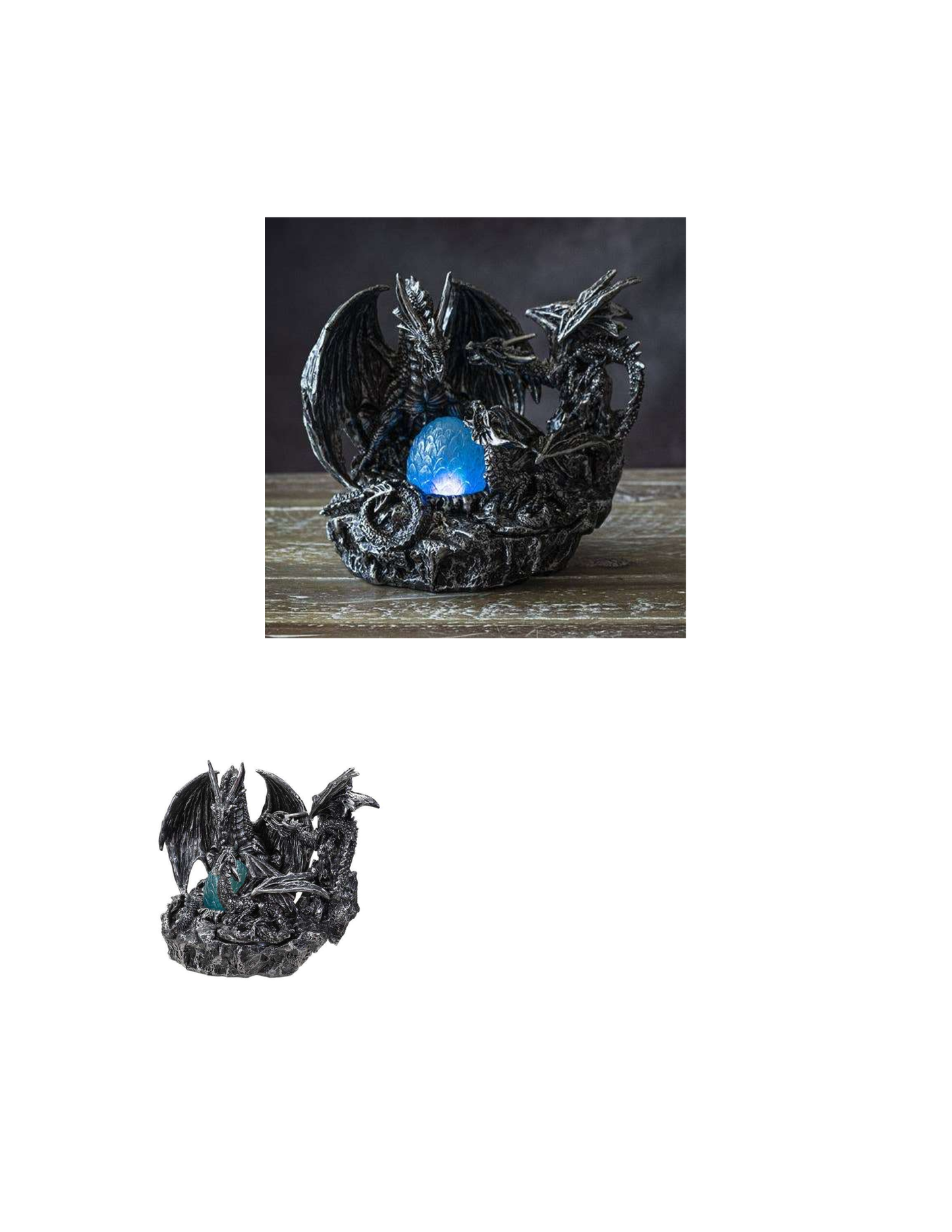 Dragons Guarding the Nest W/Led Egg