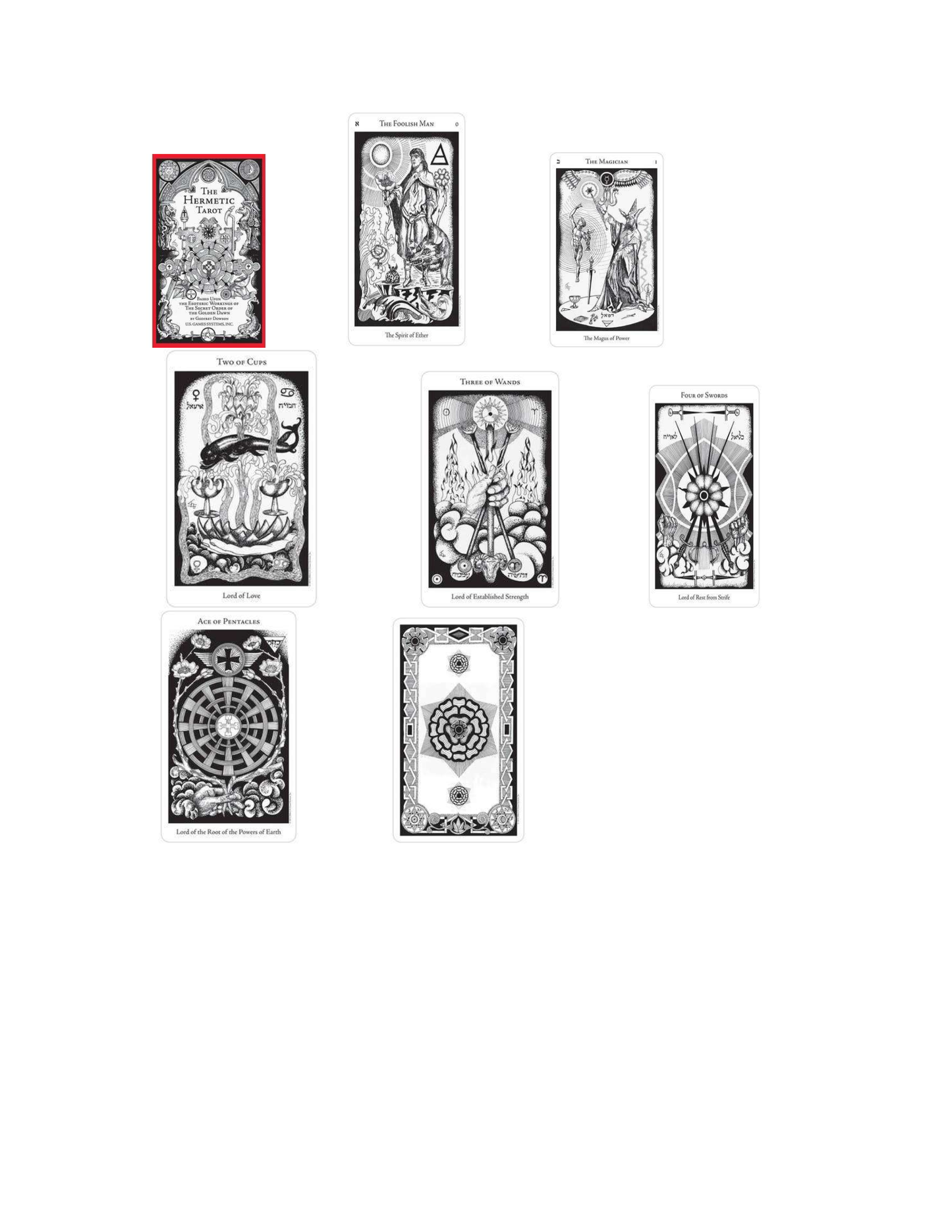 The Hermetic Tarot Cards