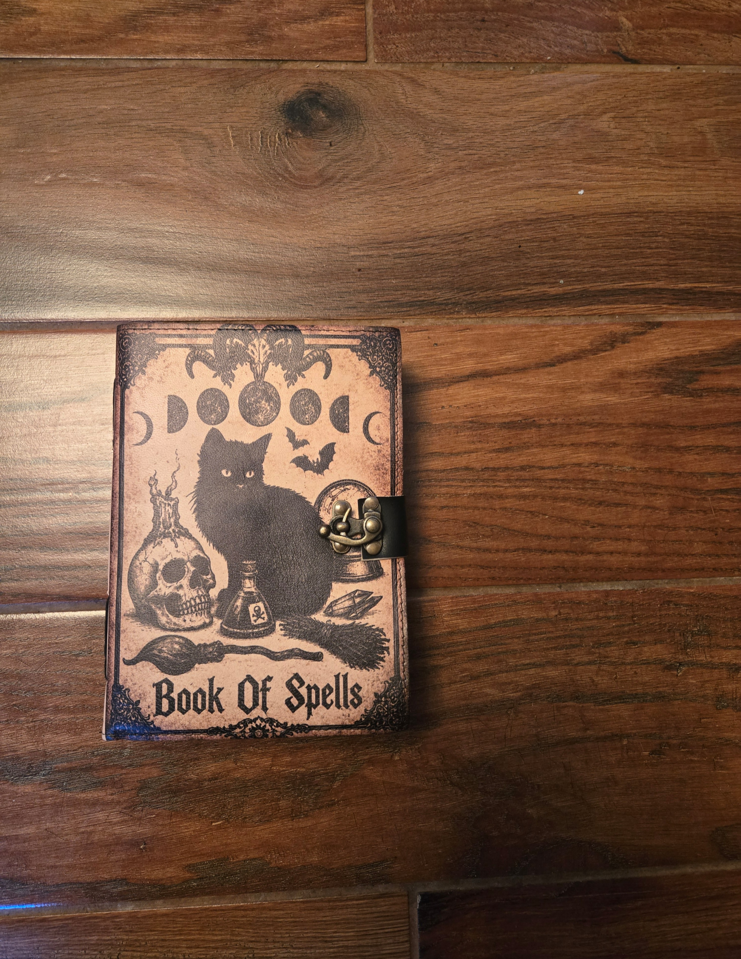 Black Cat Book of Spells Journal/200 pages