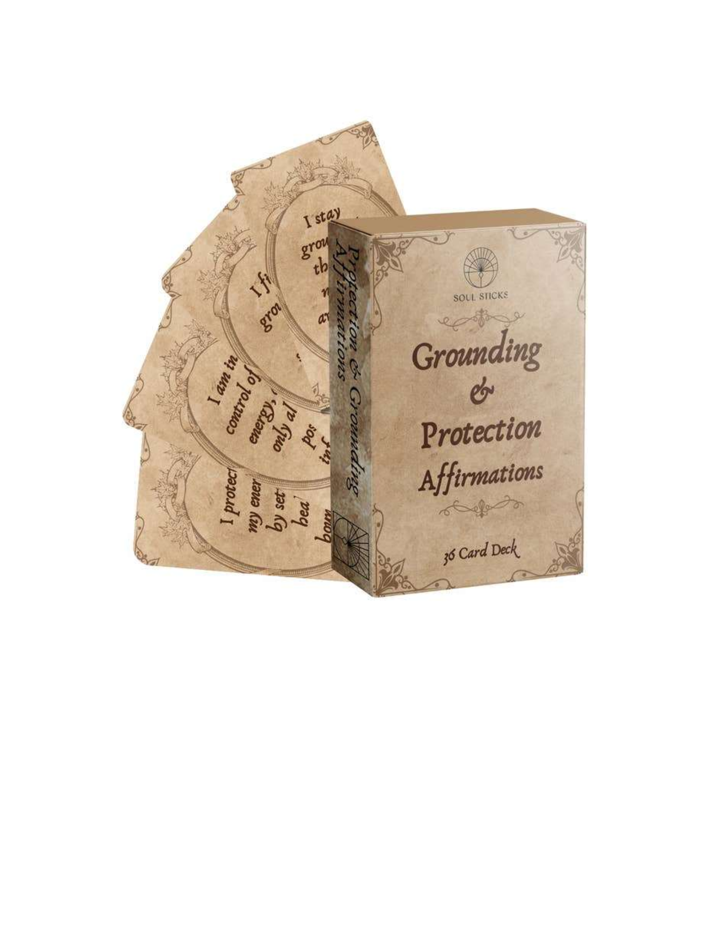 Protection & Grounding Affirmations Card Deck